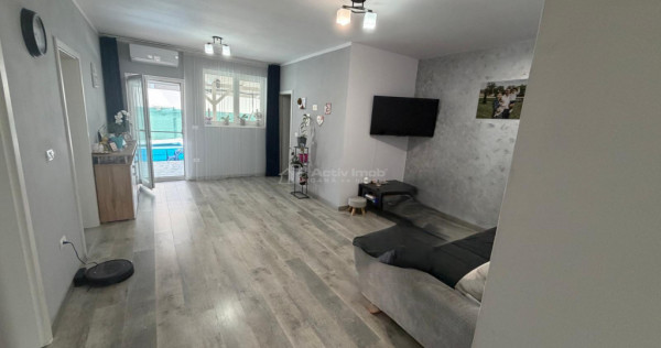1/2 Duplex 3 camere/ Mobilat partial in Mosnita Noua