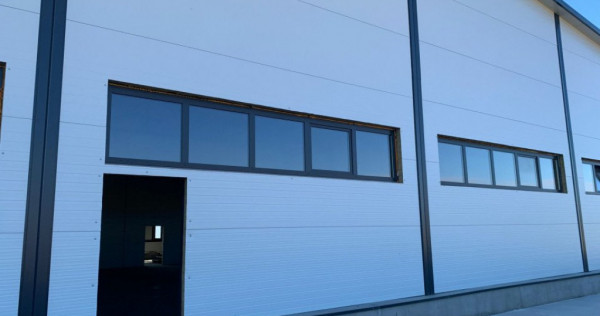 Hala industriala 600 mp, curte 1398 mp, parcare, toate utili