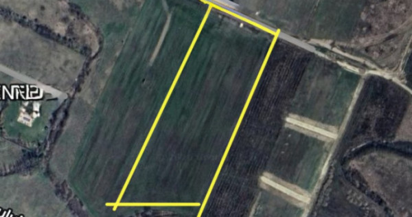 Parcela teren cu vanzare in rate, 592 mp toate utilitatile -