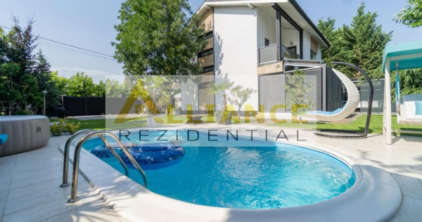 Casa premium cu piscina | Complet mobilata si utilata | Teren 650 mp |