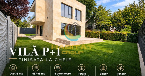 V&acirc;nzare Vila INDIVIDUALA P+1 in Tunari / Primărie | SU 165 mp | CURTE 430 MP