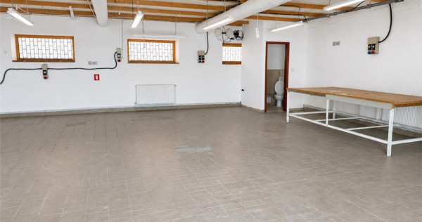 Spatiu 200 mp | Productie, depozit, birouri | Acces TIR | Sa