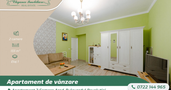 Apartament 2 Camere Arad, Bulevardul Revoluției, Renovat 20