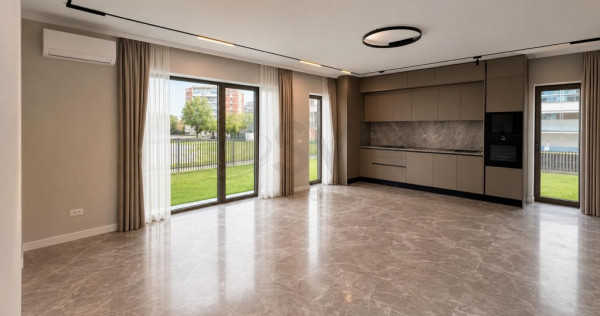 Apartament prima &icirc;nchiriere, 2 camere decomandat, parter, Green Lake Baneasa