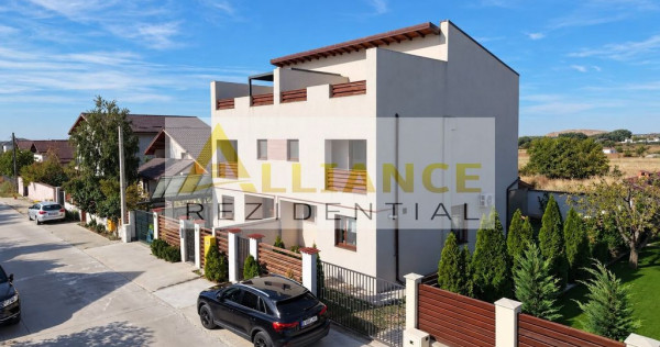 Duplex mobilat si utilat - 4 camere - Strada asfaltata-800 M de STV