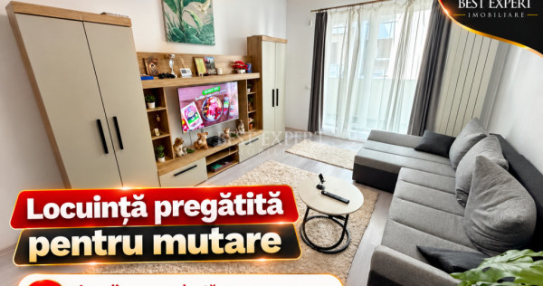 Apartament 2 camere decomandat | Mobilat și utilat | 500 mt