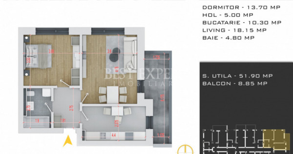 2 Camere | Avans 15% | Direct Dezvoltator | Ideal Investiți