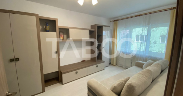 Apartament decomandat mobilat utilat 3 camere 56 mpu balcon