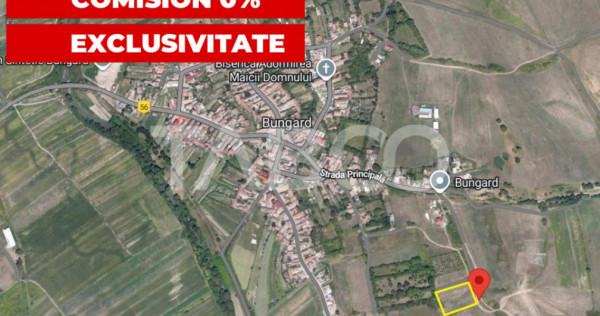 COMISION 0% Teren de vanzare 423mp intravilan si PUZ Bungard