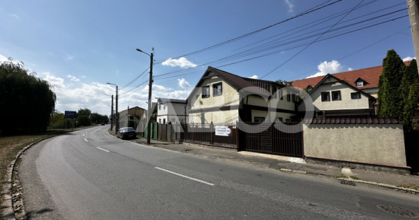 Casa individuala de vanzare si acces auto in curte pe malul