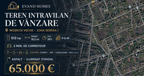 Parcela teren in Mosnita - pozitie centrala - oportunitate