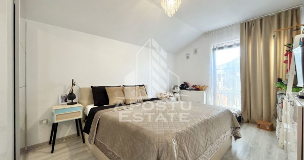 Apartament cu 2 camere complet mobilat si utilat la etajul 1 in Giroc