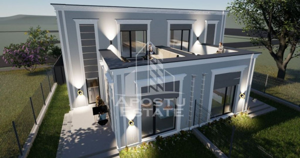 Duplex de vanzare cu 4 camere si 2 bai ,Ghiroda