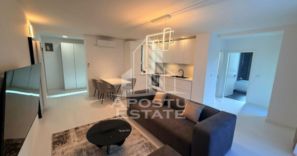 Apartament cu 2 camere de inchiriat-loc de parcare, lux, Dumbravita
