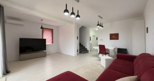 Duplex 4 camere, 131 mp utili, 16 mp terasa, 335 mp teren -