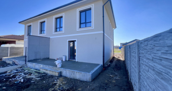 Duplex spatios, 5 camere, 102 mp utili, teren 285 mp - Ghir