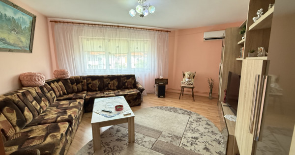 Apartament 3 camere, 68 mp utili + balcon, mobilat si utilat