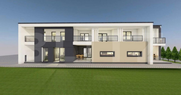 Apartament 3 camere,parter,parcare terasa si curte proprie,C