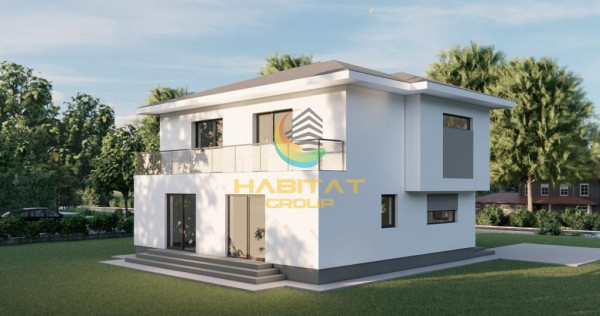 Vila duplex P+1, 3 camere, &icirc;ncălzire pardoseală, finisaje Delta Design
