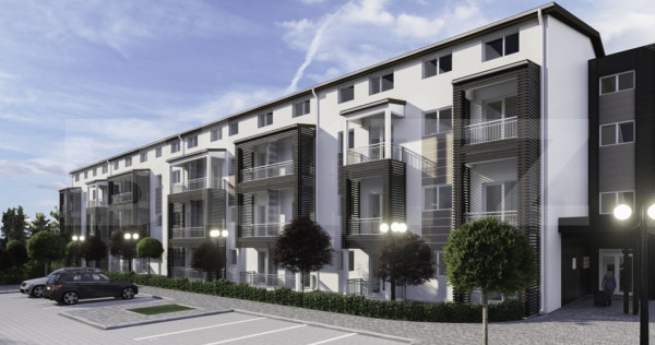 Apartament cu 2 camere, 44,77 mp, zona Libertatii