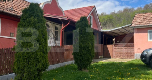 Casă renovată cu 4 camere și teren de 2.000 mp, terasă ?