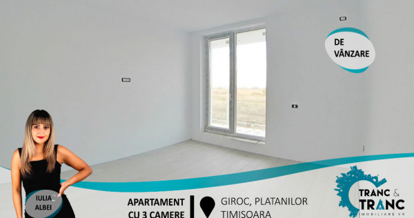 Apartament cu 3 camere,în Giroc(ID:28374)