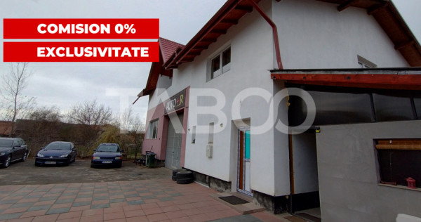 Afacere si locuinta cu teren de 1450 mp de vanzare in Rausor