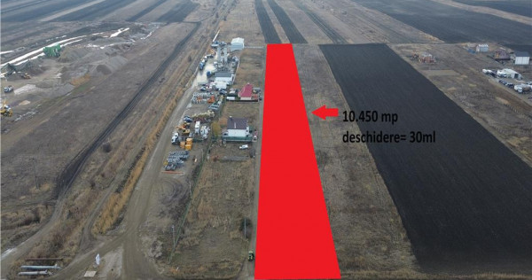 Teren 10.450 mp,intravilan, d=30 ml, Soseaua Suraii