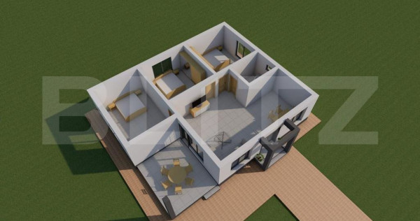 OFERTĂ Casă cartier nou 125mp, 576mp teren Valea Voievozil