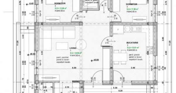 Casă individuală 3 camere 144 mp utili, teren 900mp, Razv