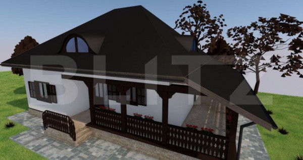 Casa in stil traditional, 4 camere, 160mp, Moara