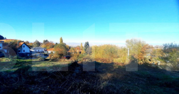 Teren intravilan 1628mp,cu panorama deosebita,in Feleacu
