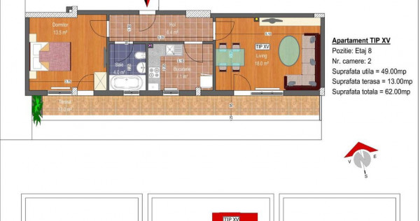 Apartament 2 camere , Pallady, Metrou N. Teclu