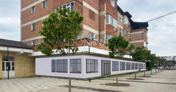Spațiu comercial situat &icirc;n Rovinari - centrul pietonal