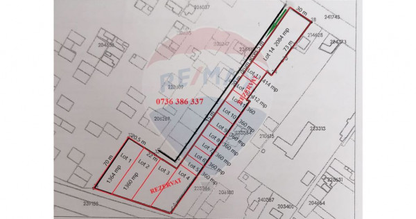 Teren intravilan constructii, 360 mp, Soseaua Garii Catelu