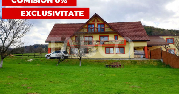 EXCLUSIVITATE! Pensiune 9 camere 615 mpu 3600 mp teren in Fa