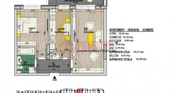 Metrou Aparatorii Patriei - 2 Camere Decomandat - Bloc Nou