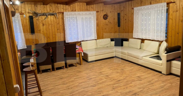 Cabana de lemn, 7 camere - afacere la cheie, Holbav - Brasov