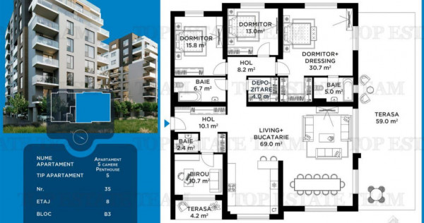 Bucurestii Noi/Straulesti | Bloc nou construit la standarde