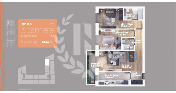 Apartament 3 camere zona Titan | Direct Dezvoltator | Pre...