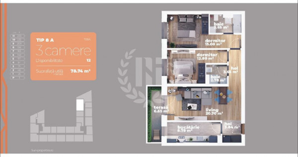 Apartament 3 camere zona Titan | Direct Dezvoltator | Pre...