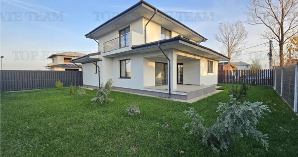 Vila lux 4 camere (dormitor parter) in Domnesti