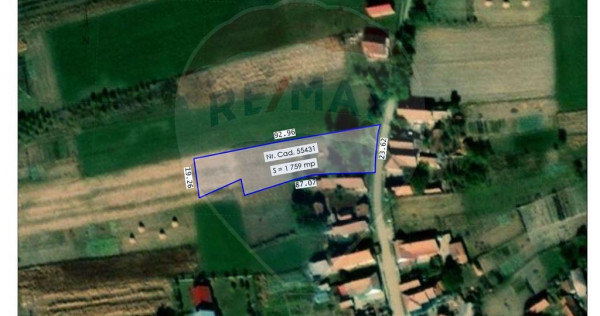 Teren Intravilan, 1759 mp de v&acirc;nzare, S&acirc;nnicolau Rom&acirc;n