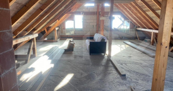 Casa individuala la rosu, 6 camere, 550 mp, 600 mp de teren,