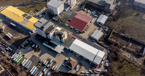 Platforma industriala 3552 mp hale beton si 9883 mp teren