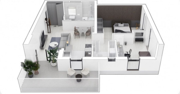 Apartament cu 3 camere 72,35 mp, Timisoara!