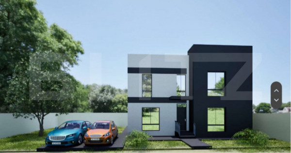 Casa moderna individuala, 4 camere, 112 mp, zona Casa Noast