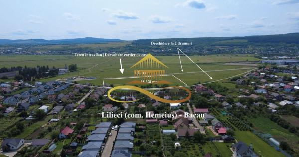 Teren intravilan | Ideal cartier rezidential | Lilieci - ...