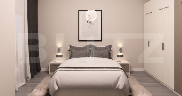 Promotie! Apartament de 1 camera, 45mp, mobilat si utilat, z