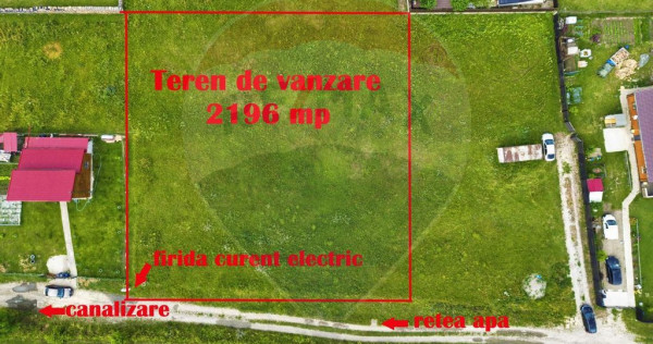 Teren Bod -Strada Harmanului, 732mp, posibil 1098mp/ 2196...